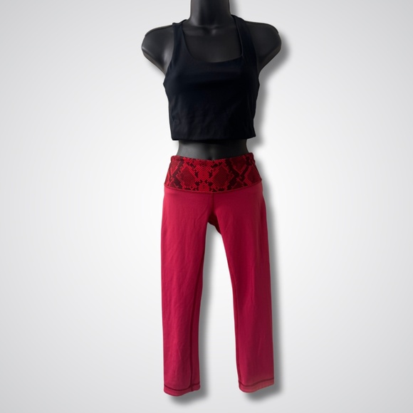 LULULEMON Crop Leggings Size 4 - 19" Inseam 🔥 - Picture 3 of 4